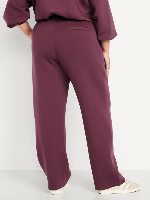 High-Waisted Bounce Fleece Trouser Sweatpants thumbnail 14
