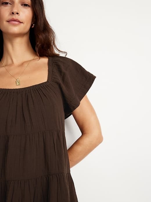 Tiered Mini Swing Dress thumbnail 3