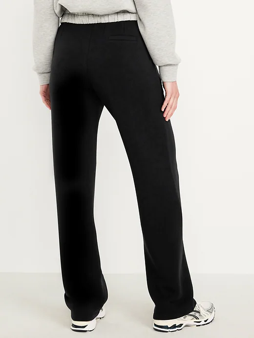 High-Waisted Bounce Fleece Trouser Sweatpants thumbnail 2