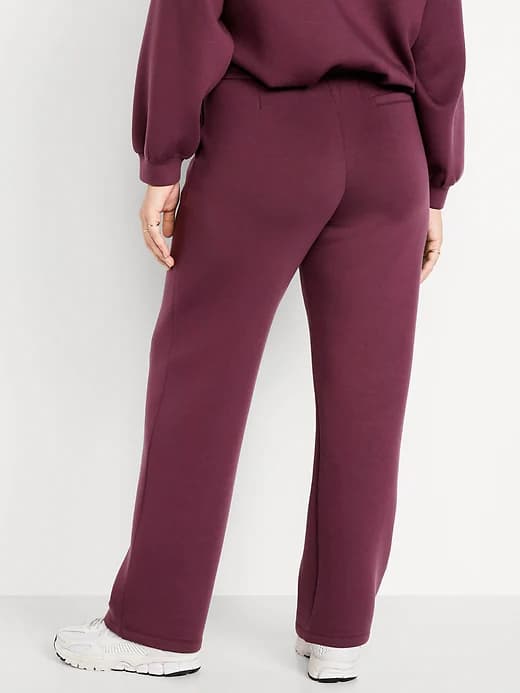 High-Waisted Bounce Fleece Trouser Sweatpants thumbnail 12
