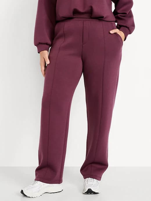High-Waisted Bounce Fleece Trouser Sweatpants thumbnail 11