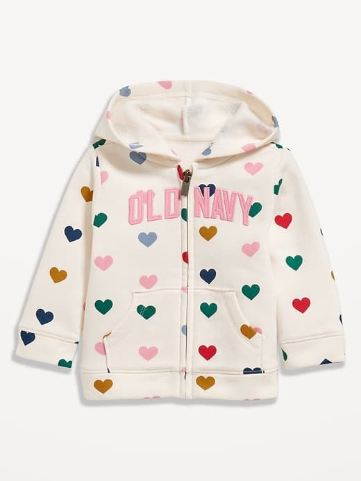 Printed Logo-Graphic Zip Hoodie for Baby - Image 1