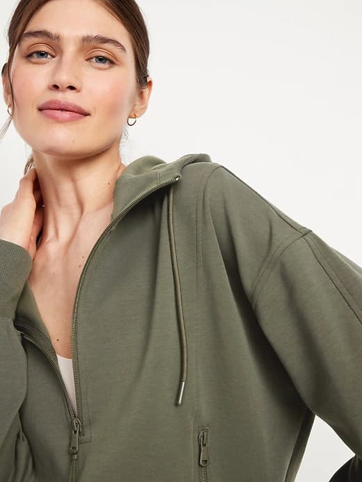 Dynamic Fleece Half-Zip Hoodie Sweatshirt thumbnail 4