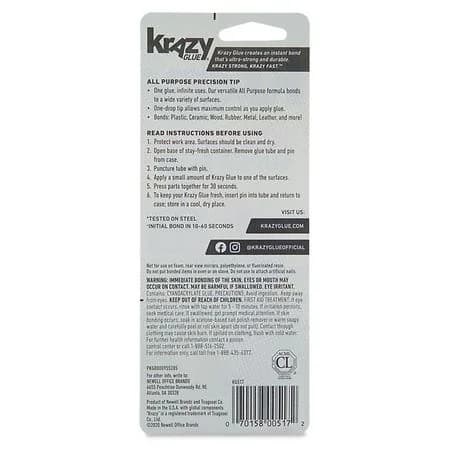 Krazy Glue All Purpose Super Glue Precision Tip thumbnail 2