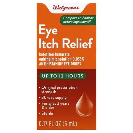 Walgreens Eye Itch Relief Drops - Image 1