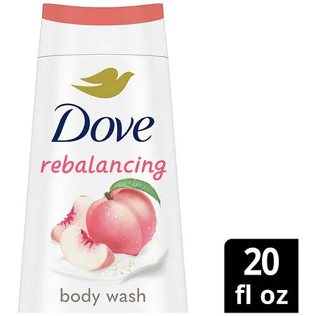 Dove Body Wash, Rebalancing White Peach & Rice Milk thumbnail 3