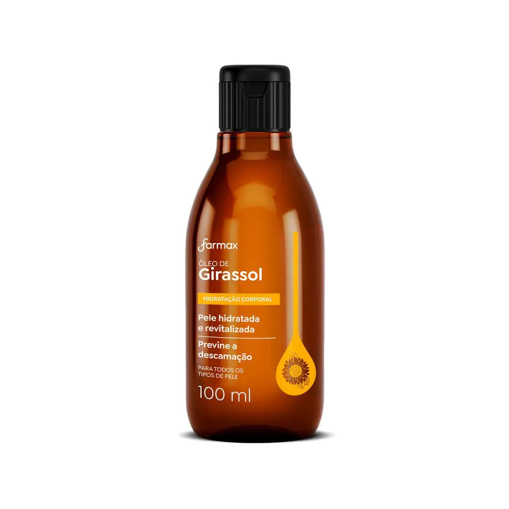 Óleo Corporal Farmax Girassol com 100ml