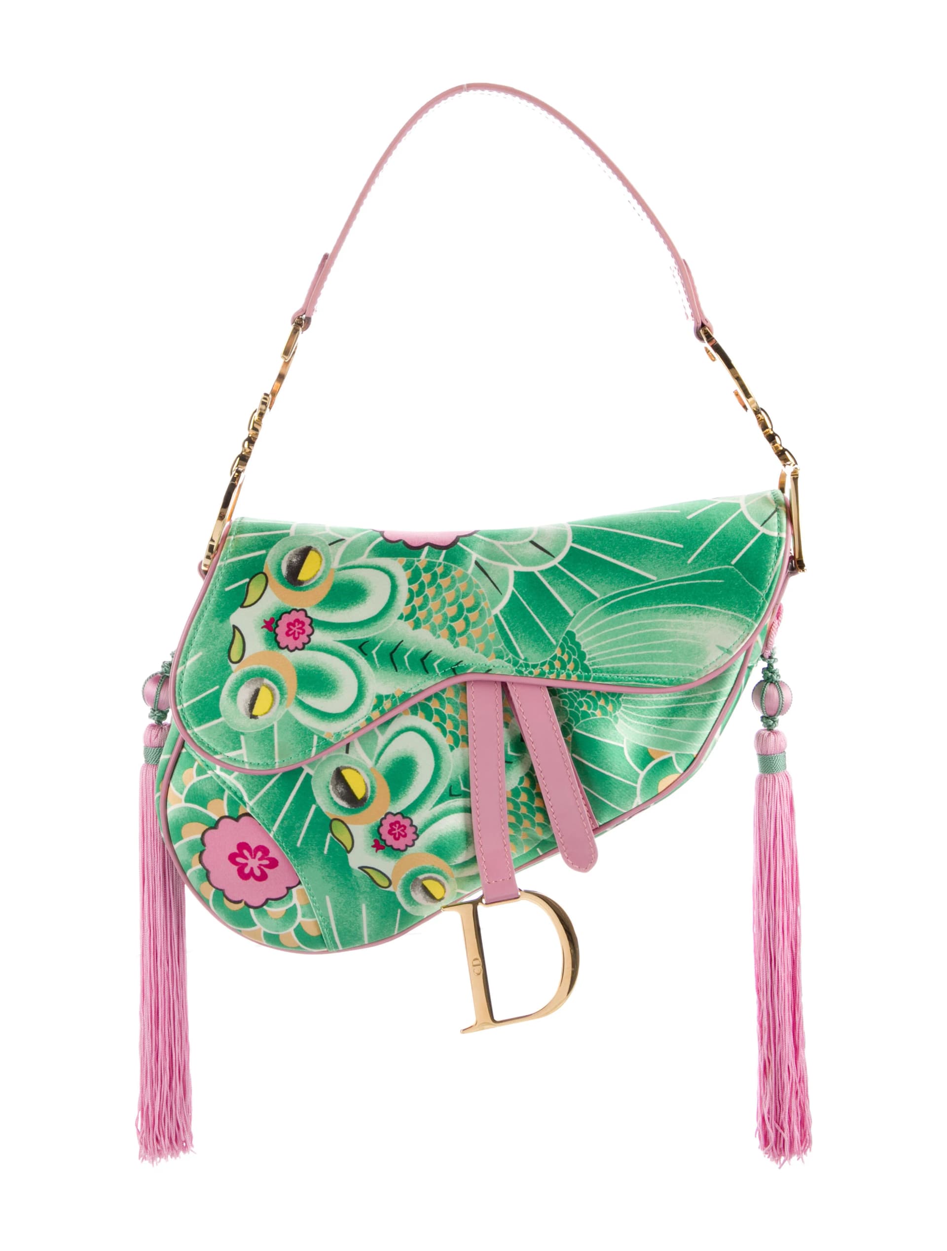 Christian Dior Vintage Koi Saddle Bag - Image 1