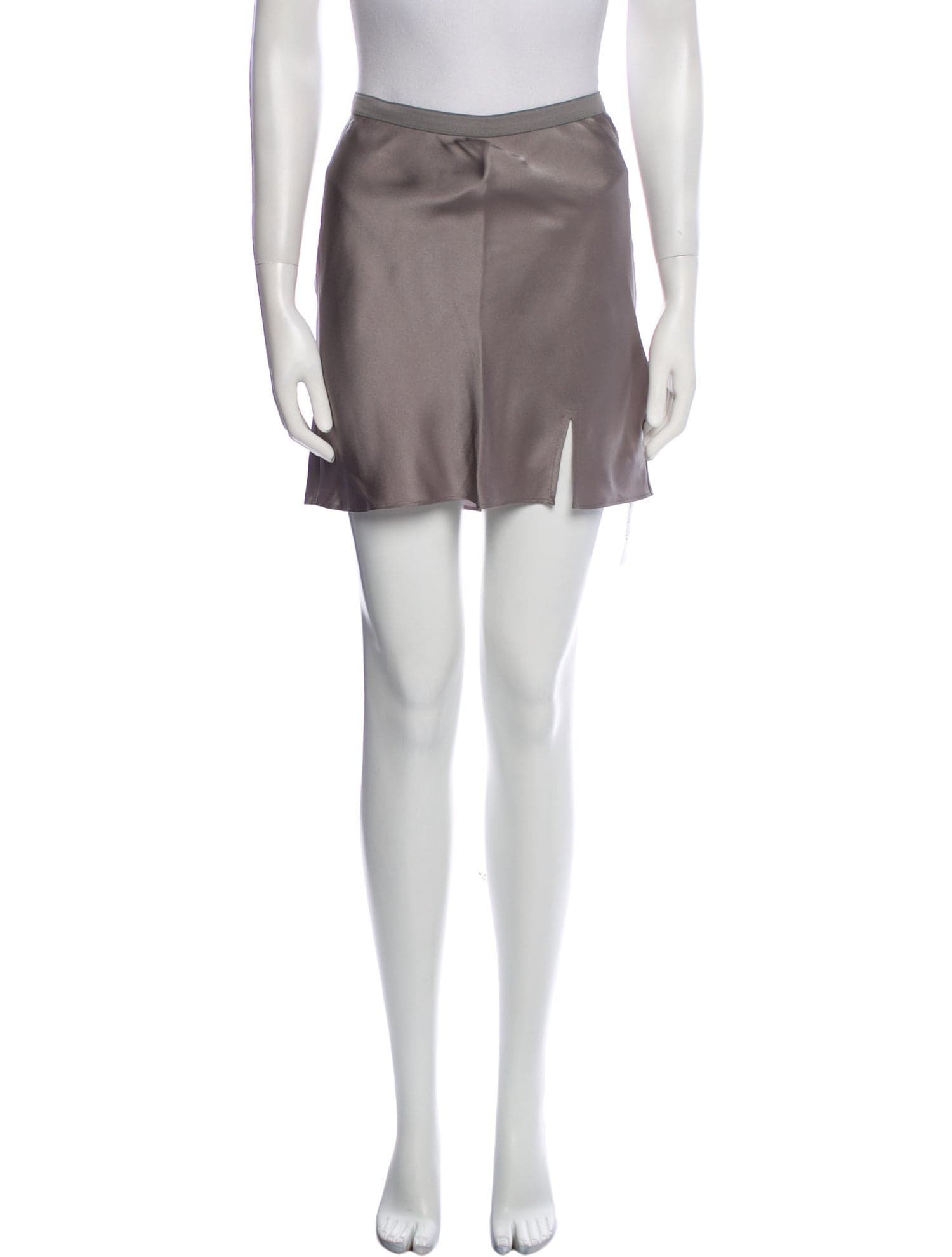 Silk Mini Skirt