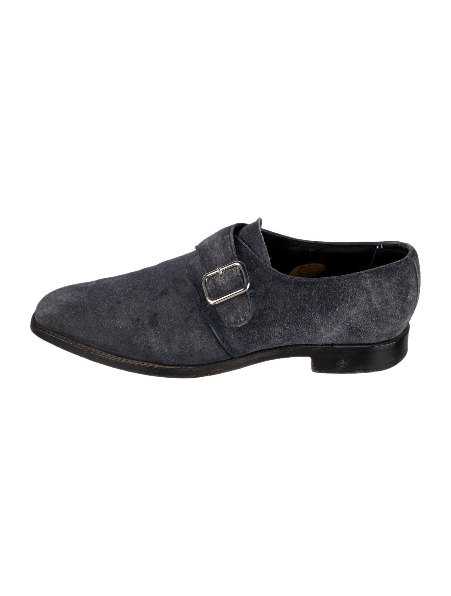 Suede Monk Straps