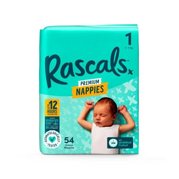 Rascals Premium Nappies  - Image 1
