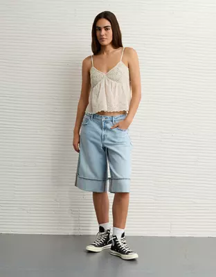 AE Crochet Eyelet Cami - Image 1