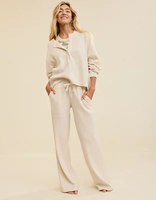 Aerie Waffle Trouser - Image 1