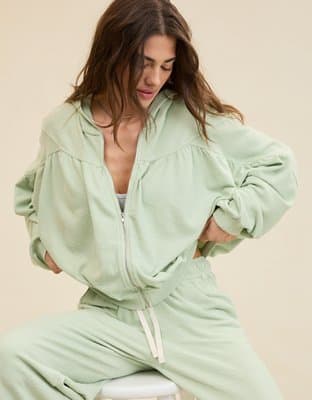 Aerie Soft Life Full Zip Sweatshirt