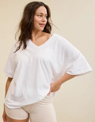 Aerie Voop Oversized Boyfriend T-Shirt - Image 1