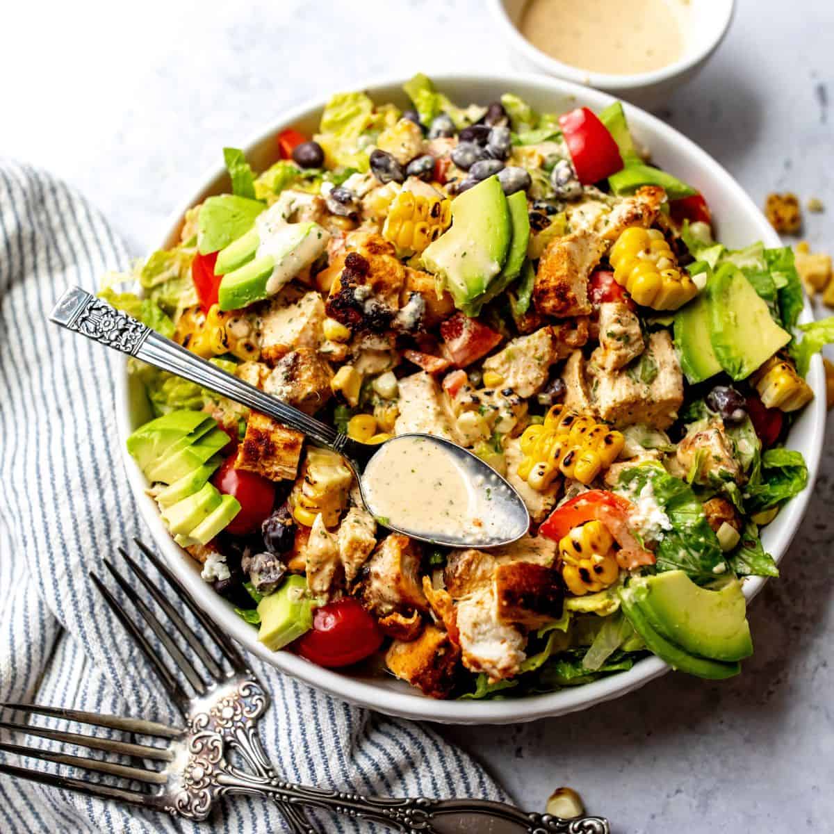 The Best Spicy Southwest Salad - Sailor Bailey - Image 1