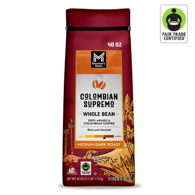 Member's Mark Colombian Supremo Whole Bean Coffee