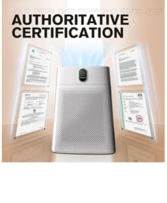 HEPA Air Purifier for Home Large Room up to 1076 Sq Ft with PM 2.5 Display Air Quality Sensor,  White thumbnail 11