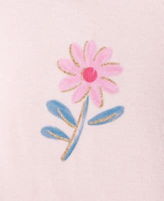 First Impressions Baby Girls Short-Sleeve Floral Graphic T-Shirt, Exclusively at Macy's thumbnail 3