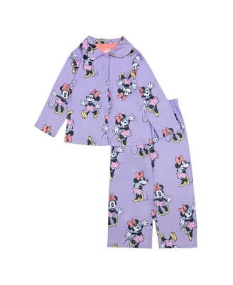 Toddler Girl Long Sleeve Collared 2-Piece Set