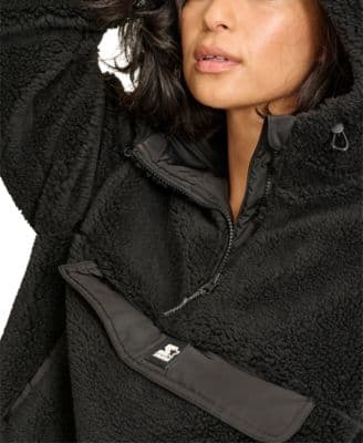 Women's 1/4-Zip Sherpa Pullover Hoodie  thumbnail 5