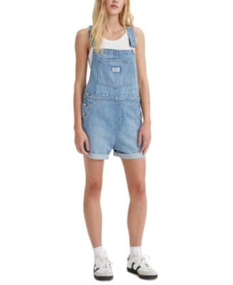 Vintage Denim Shortalls