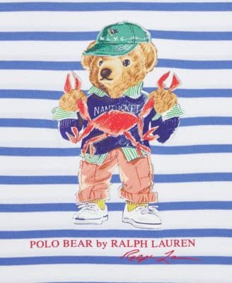 Toddler and Little Boys Polo Bear Striped Jersey T-Shirt thumbnail 2