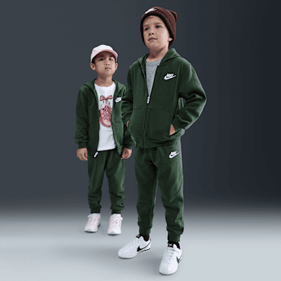 Nike Full-Zip Club Set Little Kids 2-Piece Hoodie Set