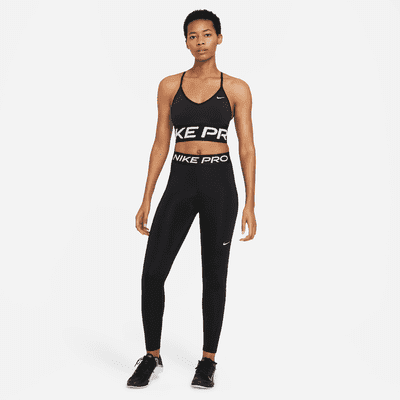 Legging taille mi-haute à empiècements en mesh Nike Pro pour femme thumbnail 6