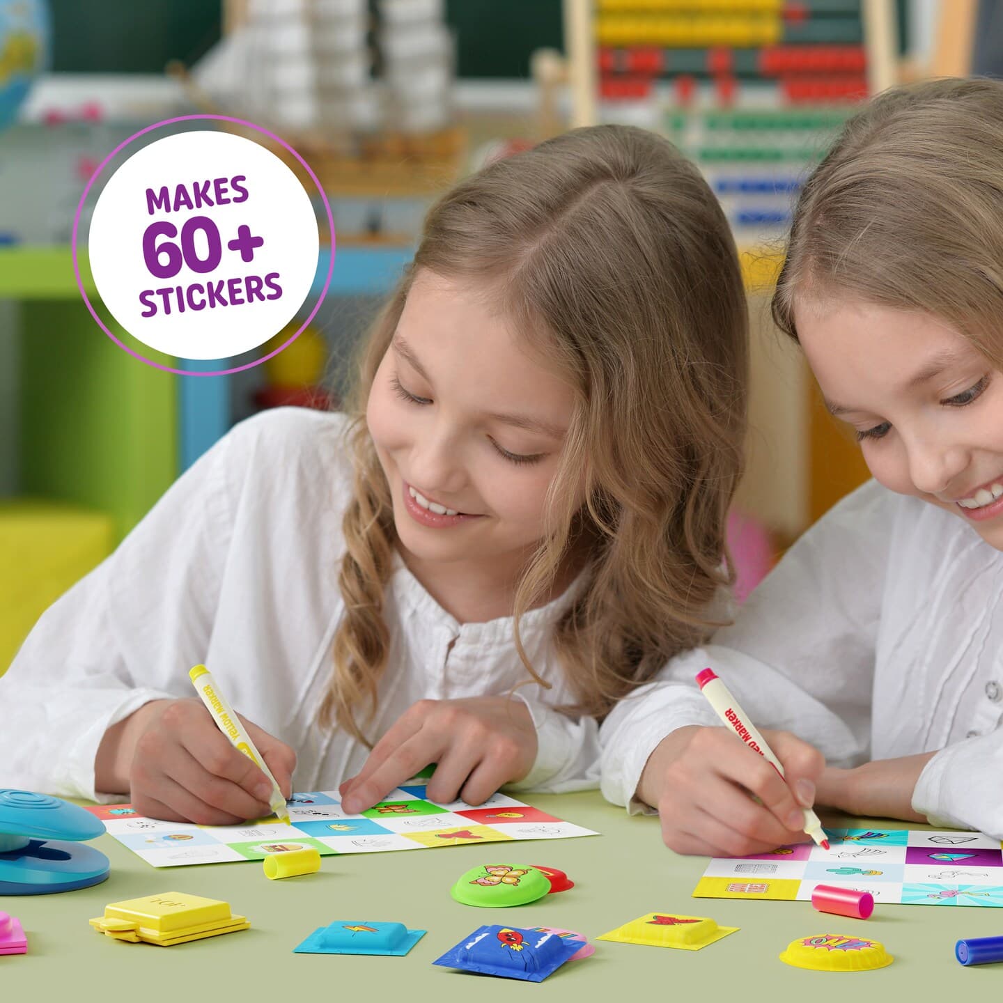 Puffy Sticker Maker Kit for Kids - Make Your Own 3D Stickers - Create DIY Squishy Arts and Crafts - Easter Craft Kits for Girls & Boys Ages 6-10 - Birthday Gift Ideas Age 6 7 8 9 10 Year Old Gifts thumbnail 4