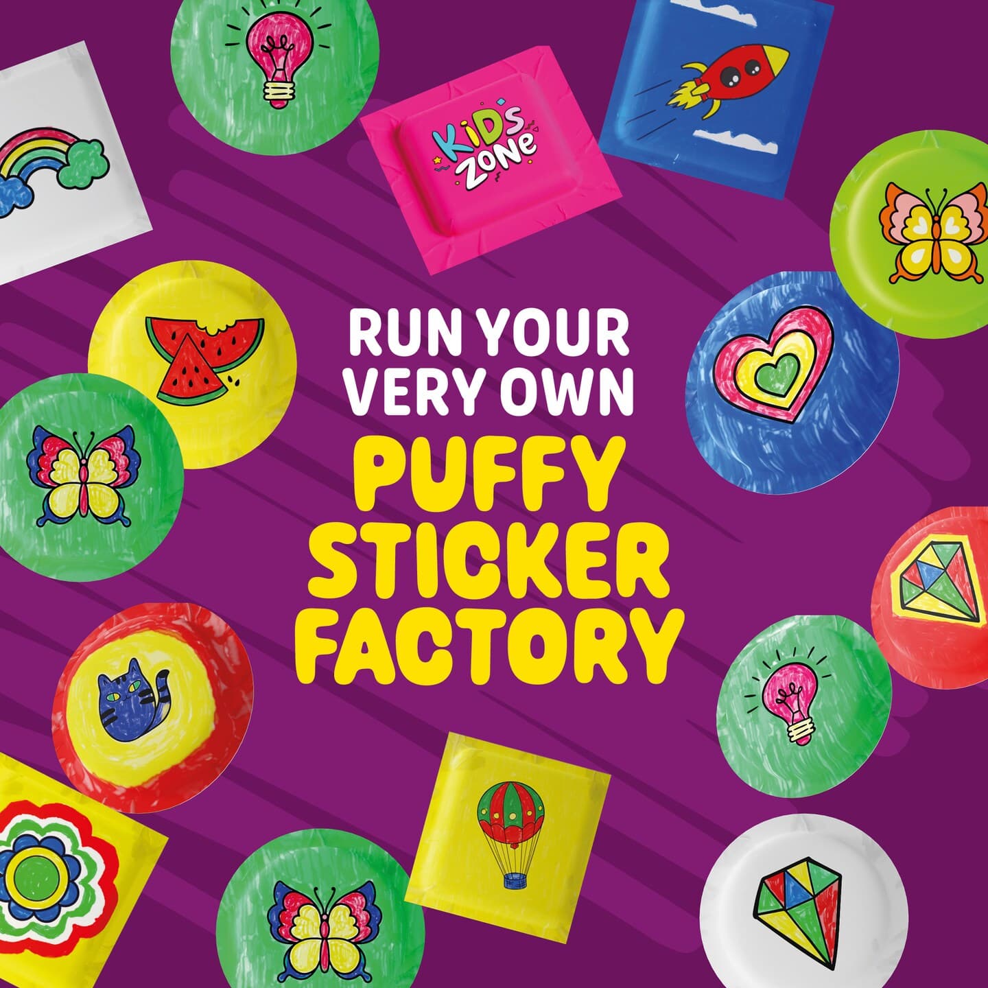 Puffy Sticker Maker Kit for Kids - Make Your Own 3D Stickers - Create DIY Squishy Arts and Crafts - Easter Craft Kits for Girls & Boys Ages 6-10 - Birthday Gift Ideas Age 6 7 8 9 10 Year Old Gifts thumbnail 5