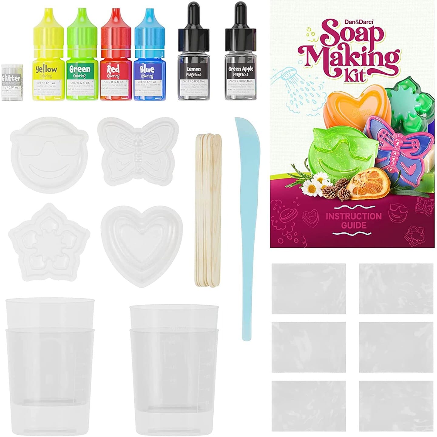Dan&Darci Soap Making Kit for Kids - Kids Crafts Science Project Toys - Gifts for Girls and Boys Ages 6-12 - Kid DIY Soap Kits thumbnail 2