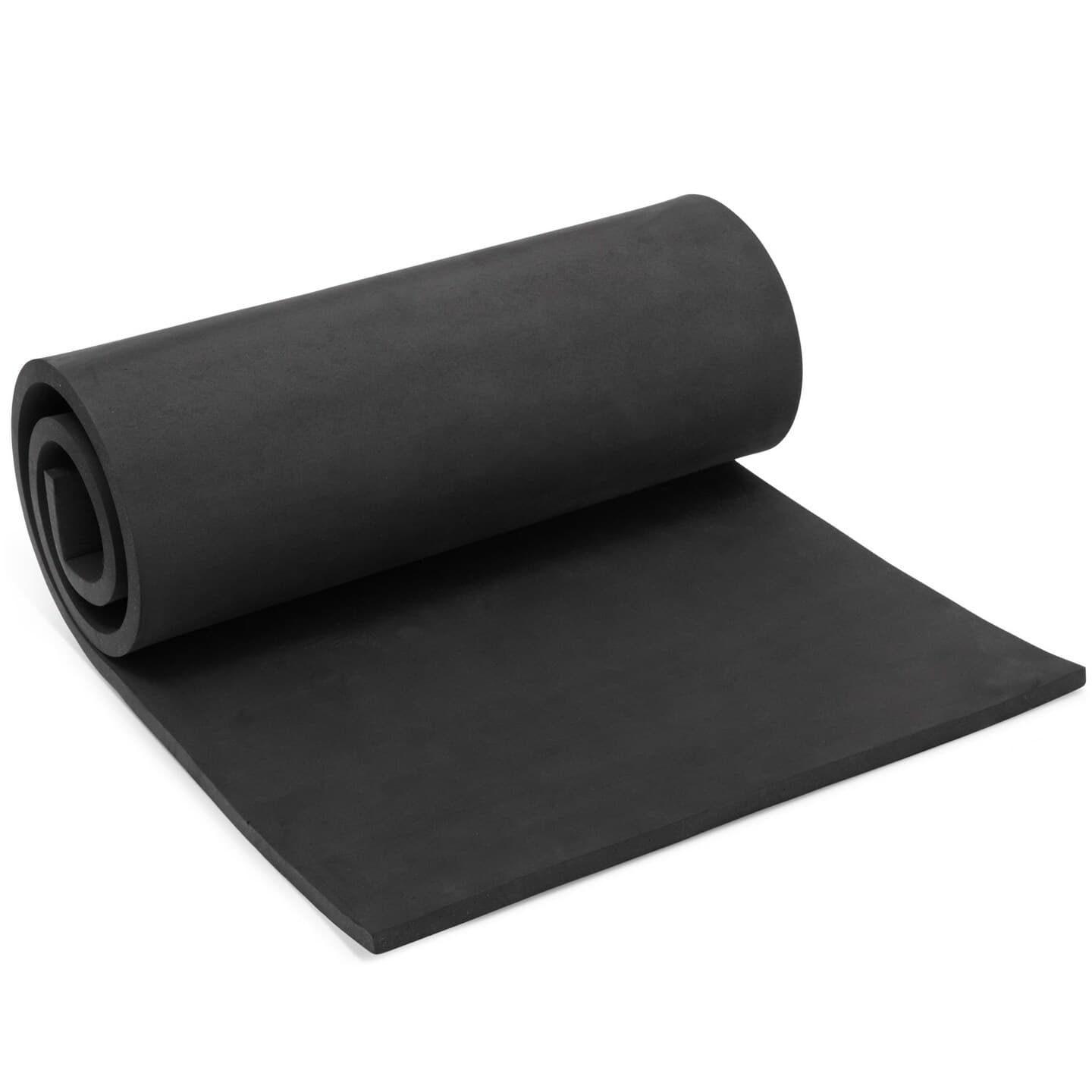 Bright Creations 10mm EVA Foam Sheets for Costumes, and Decorations, EVA Foam Cosplay Supplies, High Density 100 kg/m3 Black Foam Sheet for Crafting DIY Projects, 14 x 39 inches - Image 1