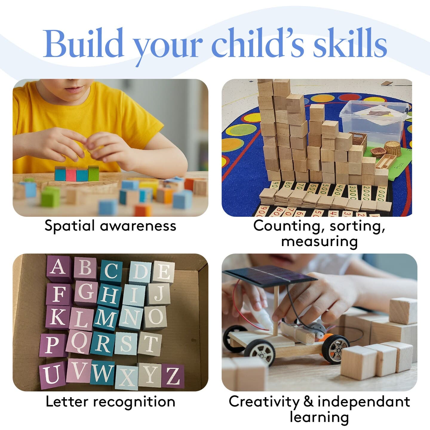 Wood Craft Cubes, Multiple Sizes, Small Blocks, Crafts & Décor | Woodpeckers thumbnail 6