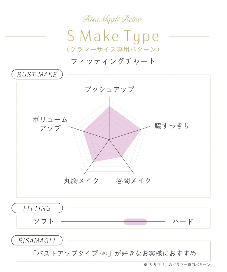 マルレーン ブラジャー (G-H) ＜S Make Type＞ thumbnail 17