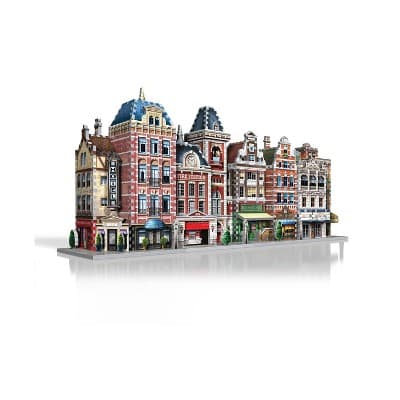 Urbania Collection - Hotel, Cinema, Cafe & Fire Station 4pk 3D Puzzles 1165pc
