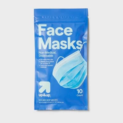 Disposable Face Mask - 10ct - up&up™ - Image 1