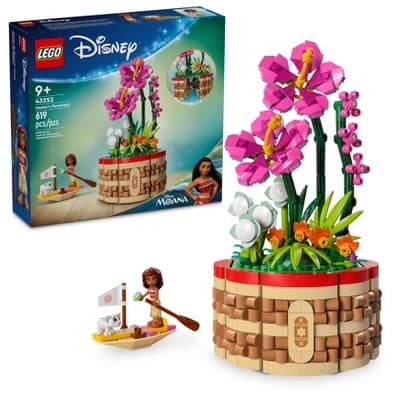 LEGO Disney Moana's Flowerpot Buildable Flower Toy and Mini Doll 43252 - Image 1