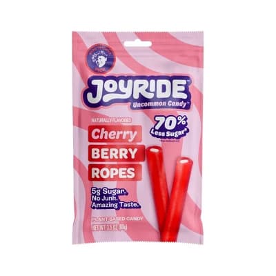 JOYRIDE Candy Cherry Berry Gummy Ropes - 3.5oz - Image 1