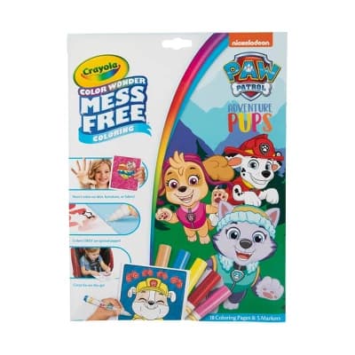 Crayola Color Wonder PAW Patrol Coloring Pages Set - Image 1