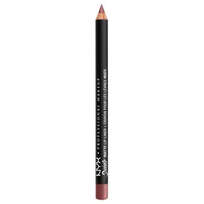 NYX Professional Makeup Suede Matte Velvet Smooth Lip Liner - Vegan Formula - Whipped Caviar - 0.035oz - Image 1