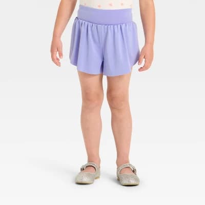 Grayson Mini Toddler Girls' Shorts - Blue 2T - Image 1