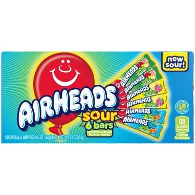 Airheads Singles Assorted Theater Box Candy - 3.3oz/6ct - Image 1