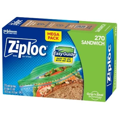 Ziploc Sandwich Bags - 270ct - Image 1