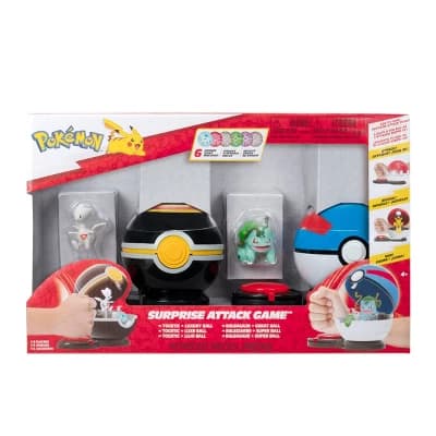 Pokémon Togetic with Luxury Ball and Bulbasaur with Great Ball Surprise Attack Game - Image 1