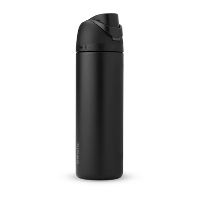 Owala 24oz FreeSip Stainless Steel Water Bottle - Black - Image 1
