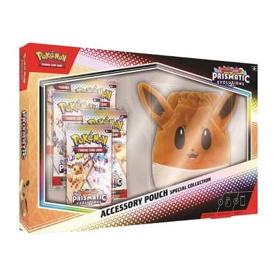 Pokémon Trading Card Game: Scarlet & Violet—Prismatic Evolutions Accessory Pouch Special Collection - Image 1