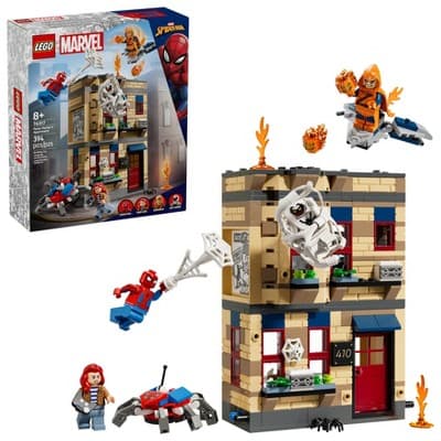 LEGO Marvel Peter Parker’s Apartment Super Hero Building Toy 76317
