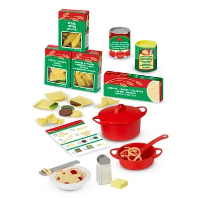 Melissa & Doug Prepare & Serve Pasta Play Food Set - Image 1