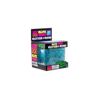 NeeDoh Nice Cube Glitter and Glow (Colors May Vary) - Image 1